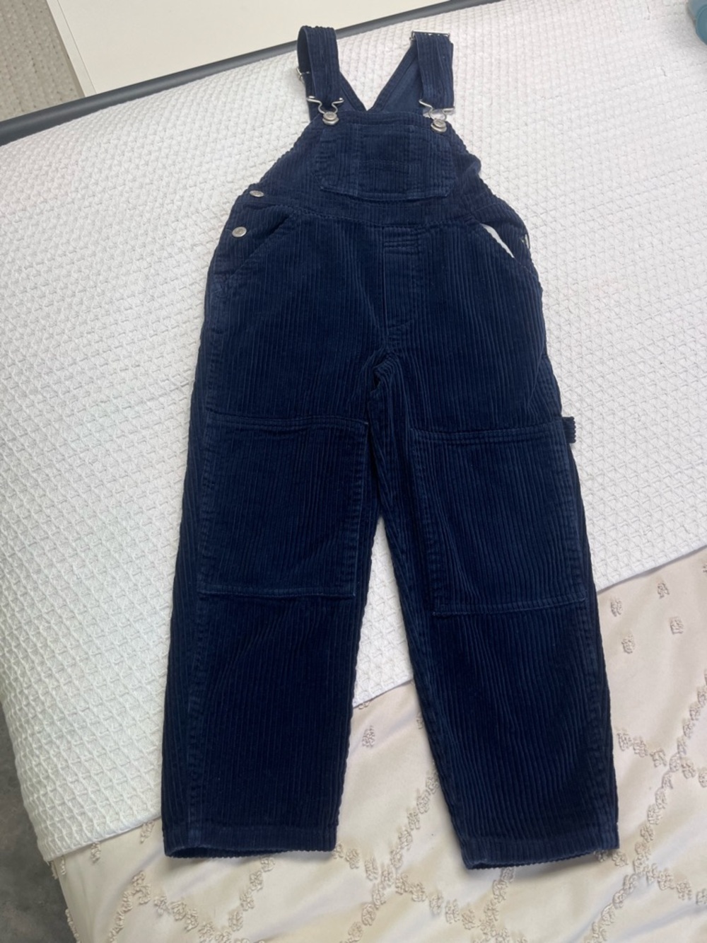 Vintage Ragscals Kids Corduroy Overalls - Navy